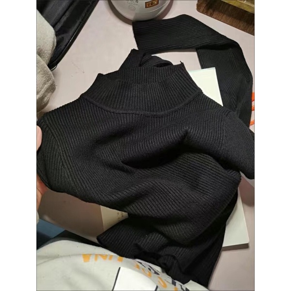 Áo len tăm cổ 3phân