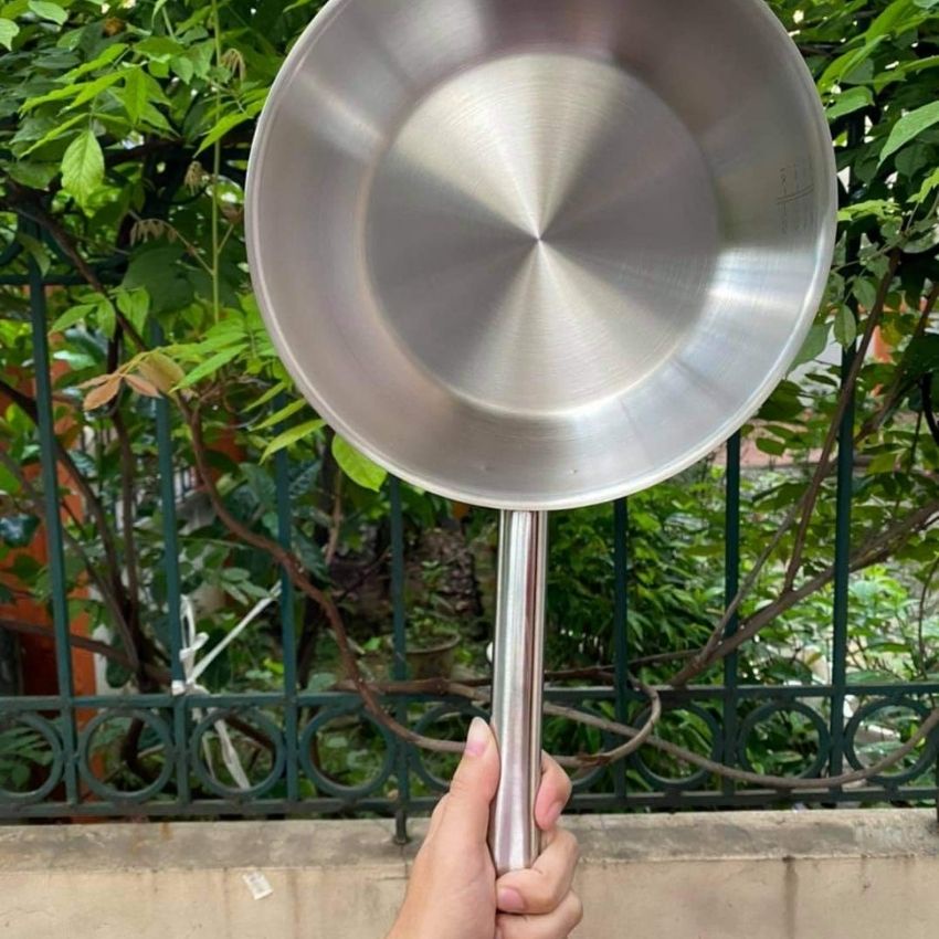 Chính Hãng - Chảo Sâu Lòng ELO Profi Cuisine Inox Cao Cấp 24 cm Chống Xước - Bảo Hành 4 Năm