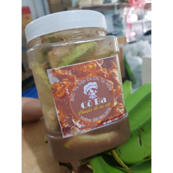 1kg mắm dưa cà Bình Định nhà làm chỉ giao Tphcm