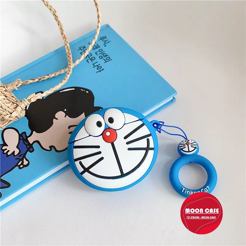 Túi đựng dành cho Airpods 1 & 2 Nhựa dẻo hình DOREMON