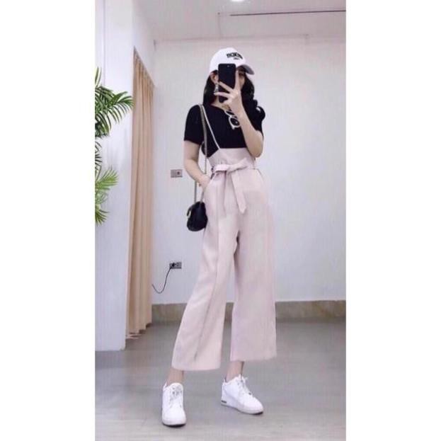 Set yếm quần suông cột nơ mĩx áo thun siêu sang chảnh CHAT VỚI SHOP TRƯỚC KHI ĐẶT HÀNG