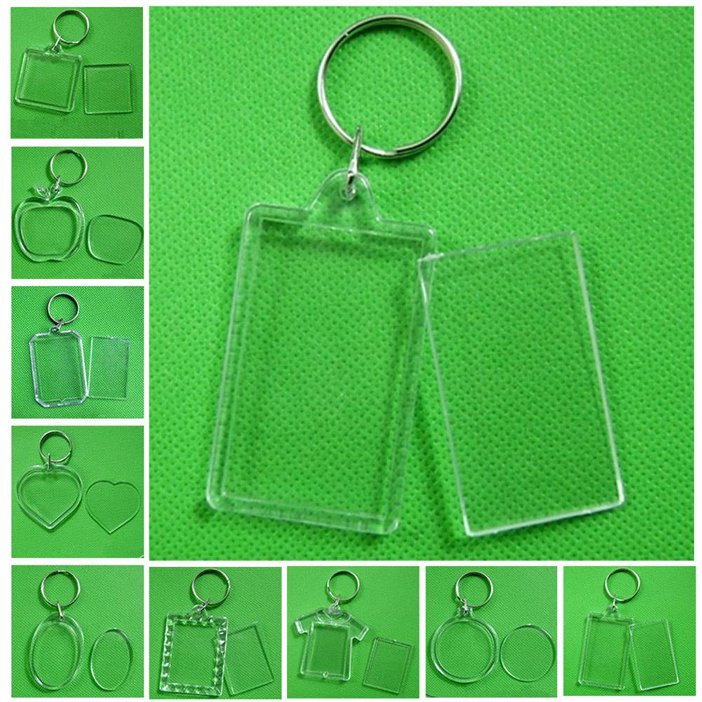 Móc Khóa Acrylic Hình Khung Hình DIY Dễ Thương