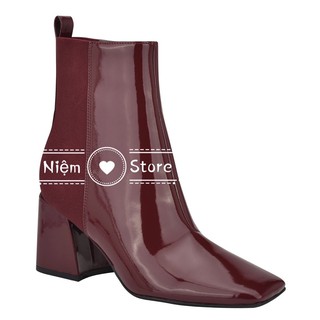 Boots da bóng mũi vuông nine.west