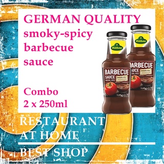 Combo 02 sốt barbecue bbq kuehne barbecue bbq sản xuất tại đức - sản phẩm hoàn hảo, 2x250ml - kuhne