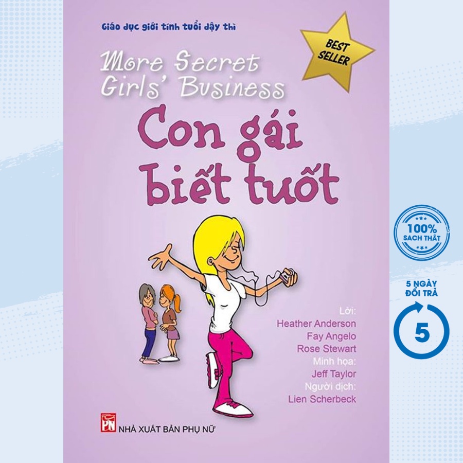 Sách - Giáo Dục Giới Tính Tuổi Dậy Thì - Con Gái Biết Tuốt - PNU