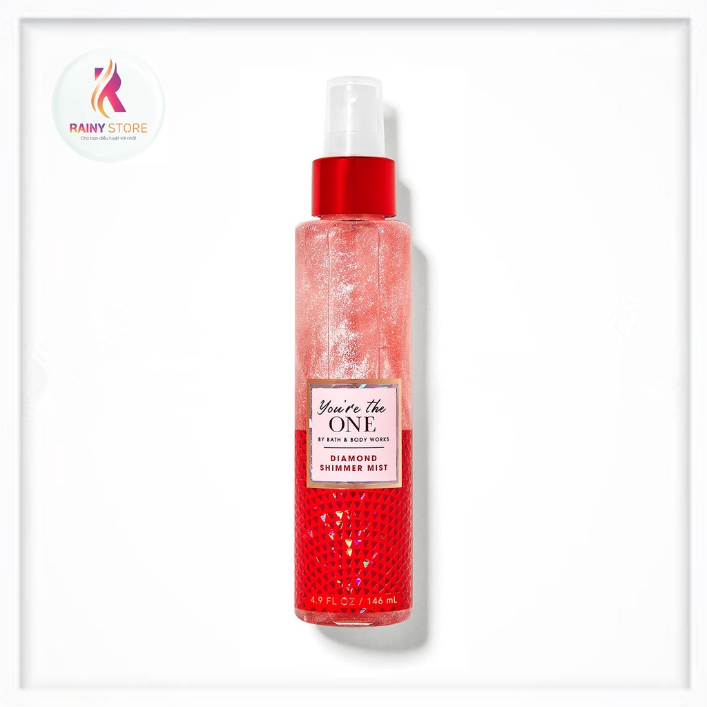 Xịt thơm toàn thân ánh nhũ Bath &amp; Body Works You're The One 146ml