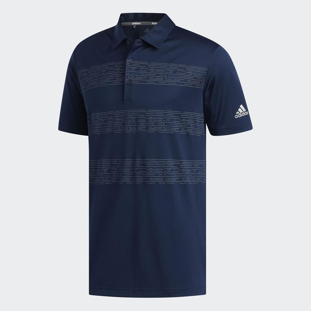 Áo Phông adidas GOLF Nam Polo 3 Sọc Màu Xanh Dương DZ8533