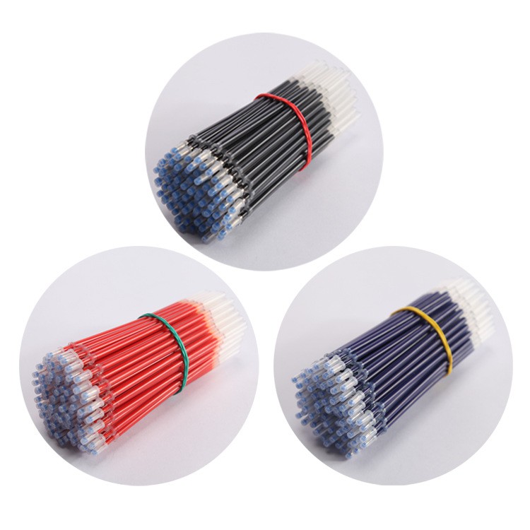 1 Ruột Bút Nước Gel Mực Xanh, Đỏ, Đen, Tím Ngòi Bi 0.5MM và Kim 0.38mm dùng cho văn phòng, học sinh