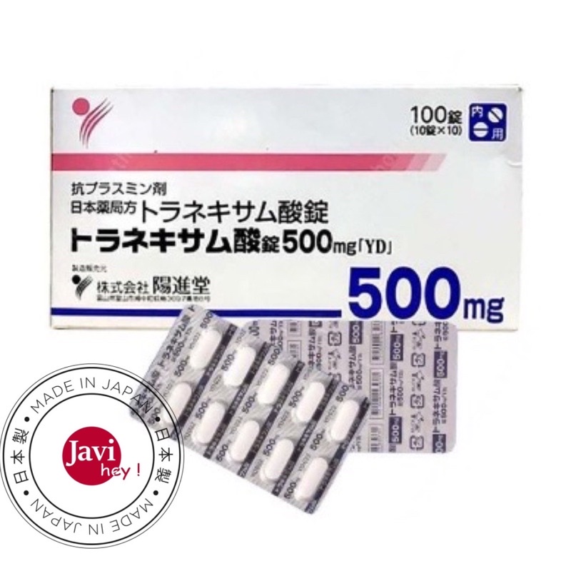Viên uống trắng da, mờ thâm nám Transamin 500mg 100 viên Nhật Bản