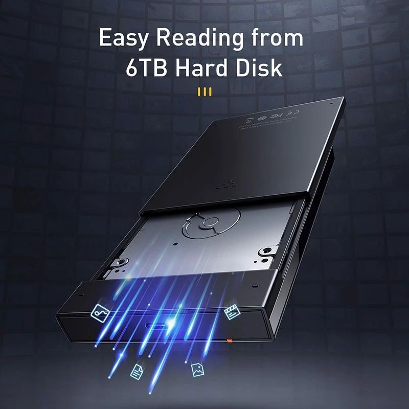 Thiết bị chuyển đổi ổ cứng gắn trong thành ổ cứng di động Baseus Full Speed Series 2.5” HDD/SSD Box