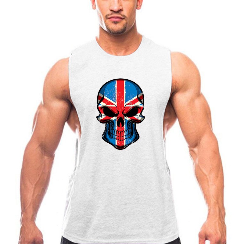 Áo thun sát nách cổ tròn năng động cho nam