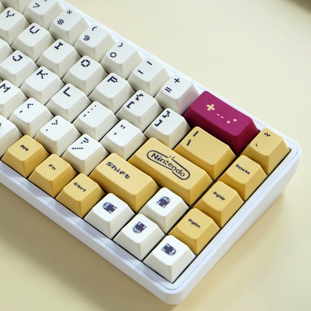 Keycap Mario Vàng 122 nút Nhựa PBT Profile Cherry