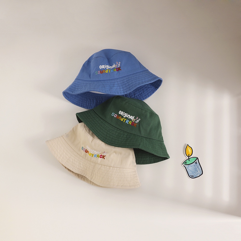 Nón Bucket In Chữ Phong Cách Hàn Quốc Thời Trang Cho Bé