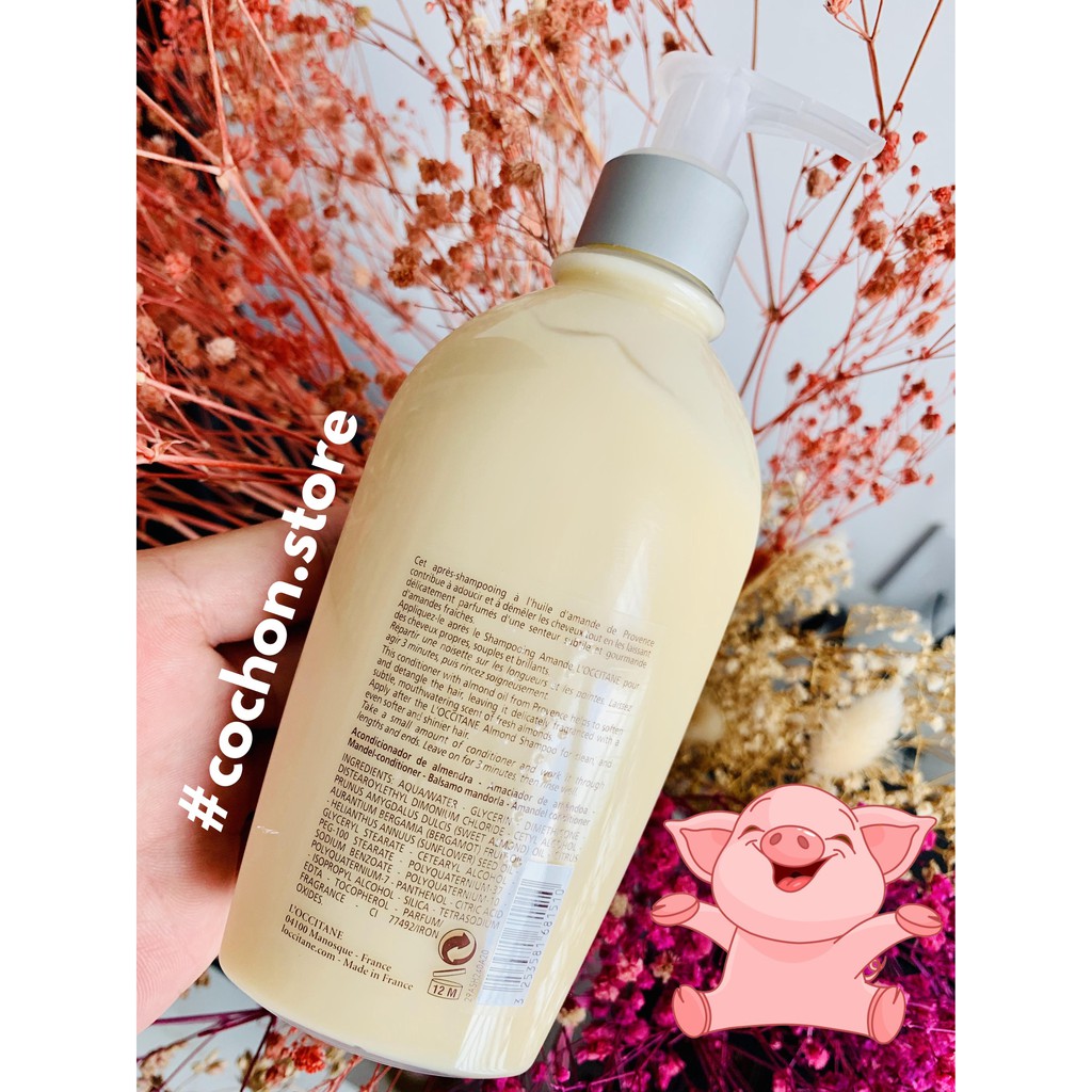 [BILL US/FR] Dầu Xả Hạnh Nhân L'Occitane Almond Conditioner 240ml - NEW 2020