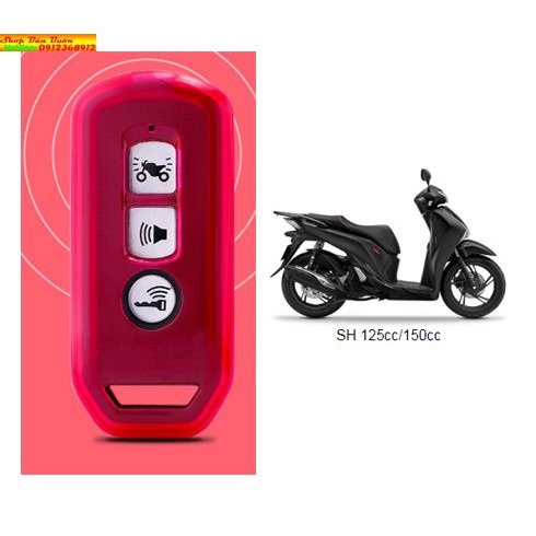 Bọc Chìa Khoá Smartkey Cho Xe Sh , Sh Mode, Lead, Vision, Airbale chất liệu nhựa dẻo trong suốt