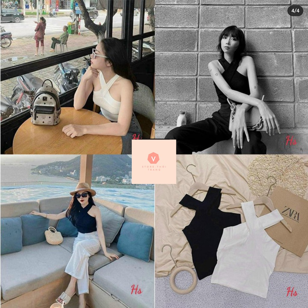 Áo Bozip Body Vạt Chéo Vạt Cổ Chất Liệu Bozip THÚY VI STORE