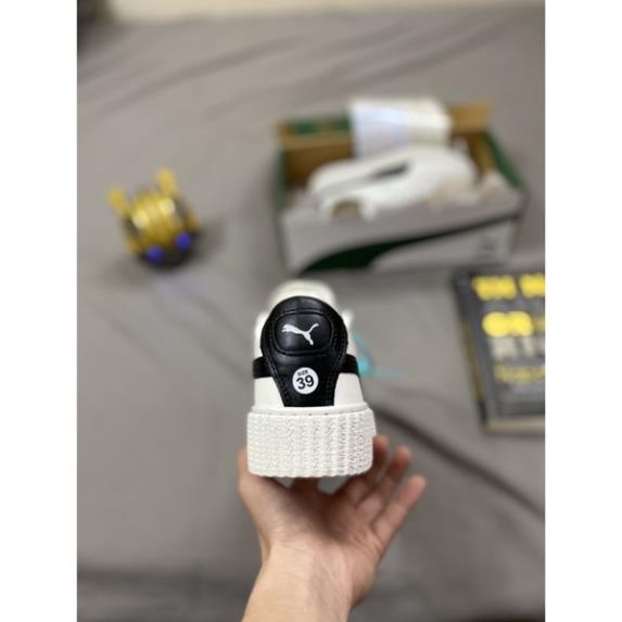 [full box+bill] giày puma chuẩn 11 đế nâu, vạch đen, trắng, da cực dày nhăn đẹp, đế cao | BigBuy360 - bigbuy360.vn