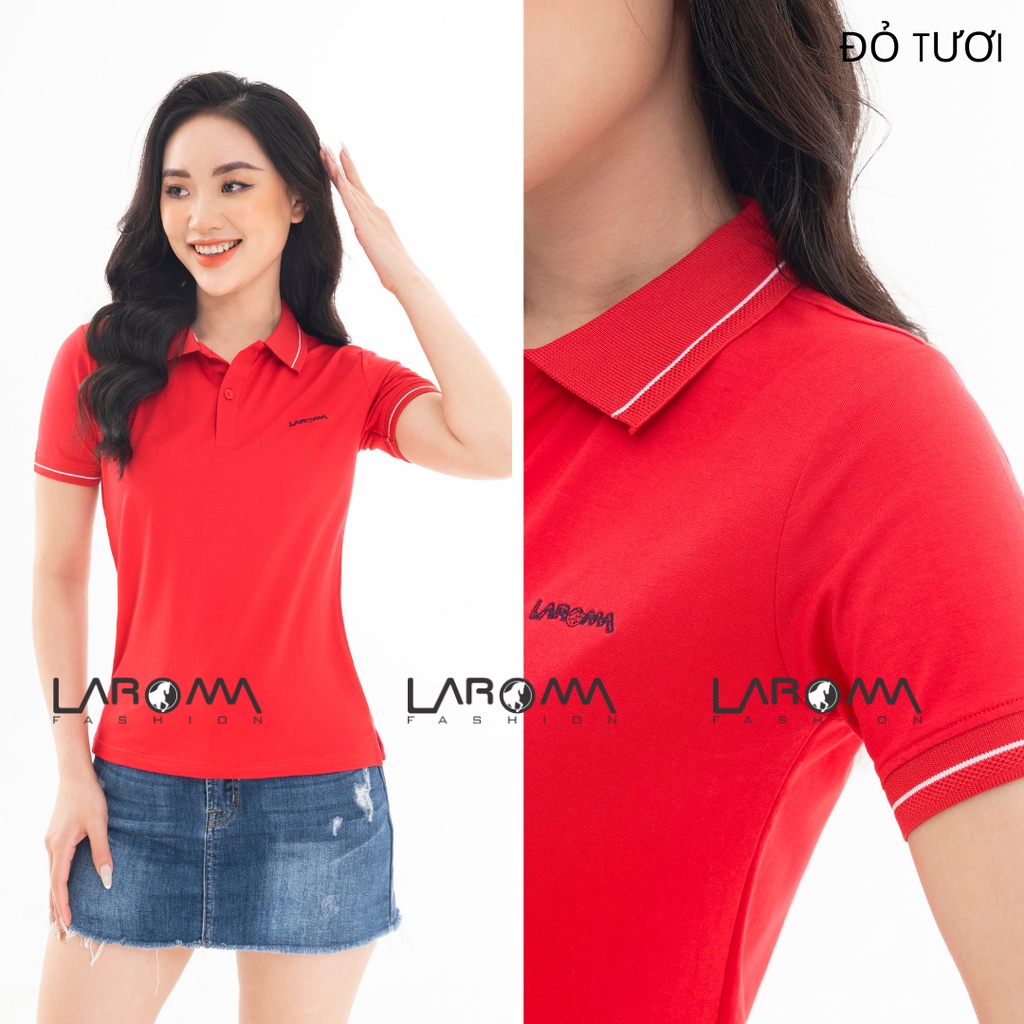 Áo polo cotton nữ Laroma