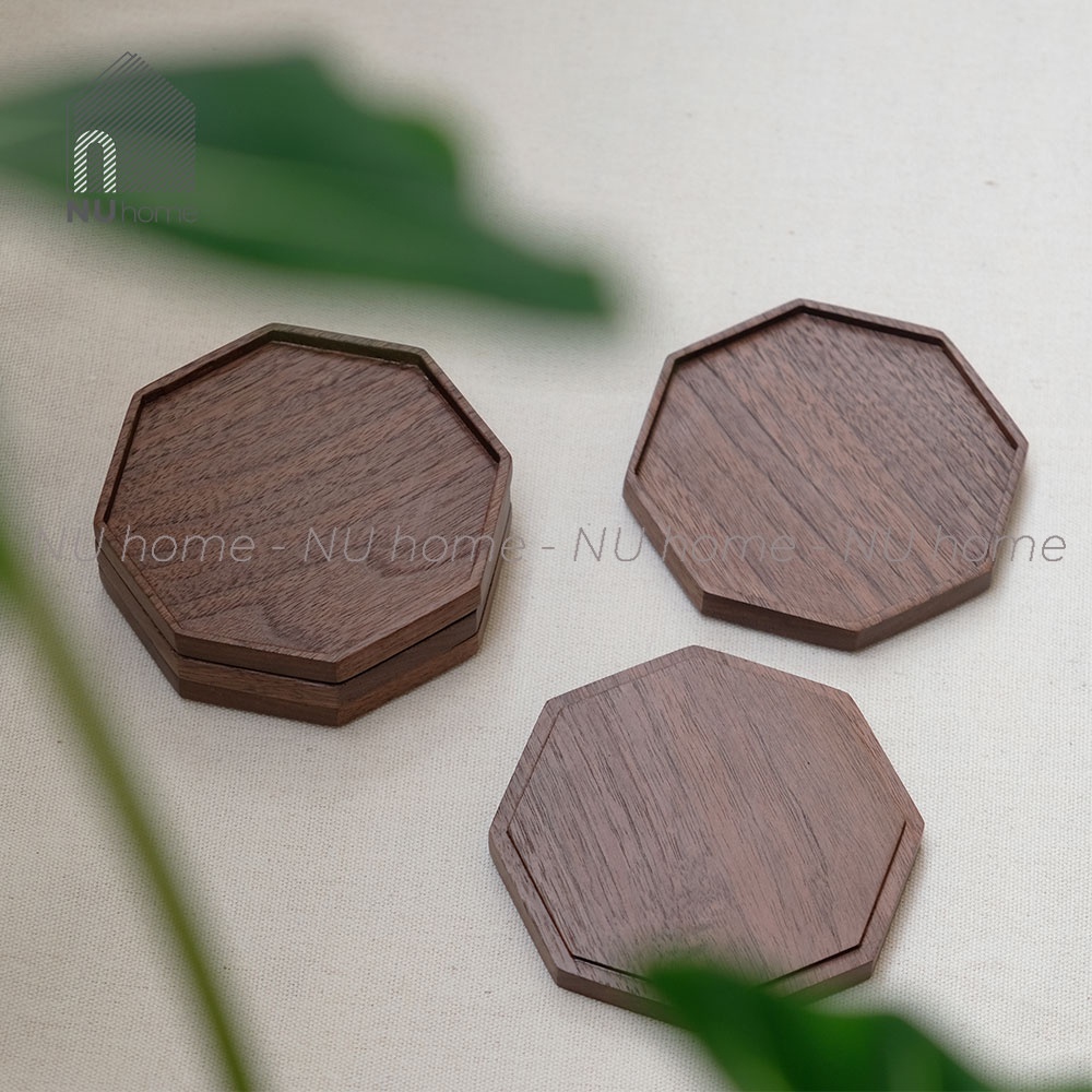 nuhome.vn | Đế gỗ lót ly – Neko, được thiết kế mộc mạc đẹp mắt, đế lót ly cho quán cà phê đẹp mắt