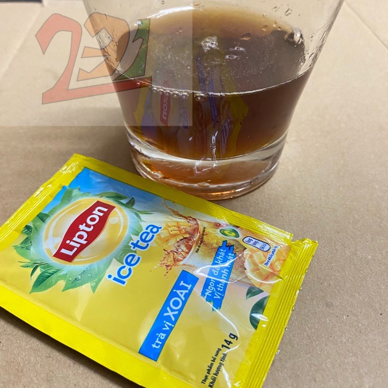 [14g] Túi Trà Hoà Tan Lipton Ice vị đào