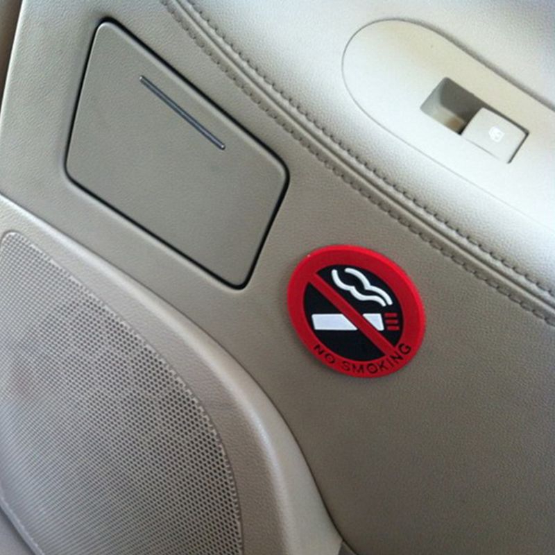 Decal Dán Cảnh Báo Cấm Hút Thuốc Cho Xe Hơi