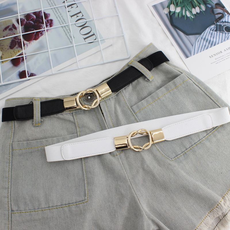 Dây thắt lưng nữ chất liệu co giãn