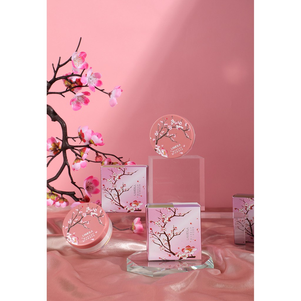 [Mã SRJULY1619 giảm 15K đơn 50K] Phấn Phủ Dạng Bột Lameila Anh Đào Gather Beauty Colour Auth Nội Địa sỉ KAng | BigBuy360 - bigbuy360.vn