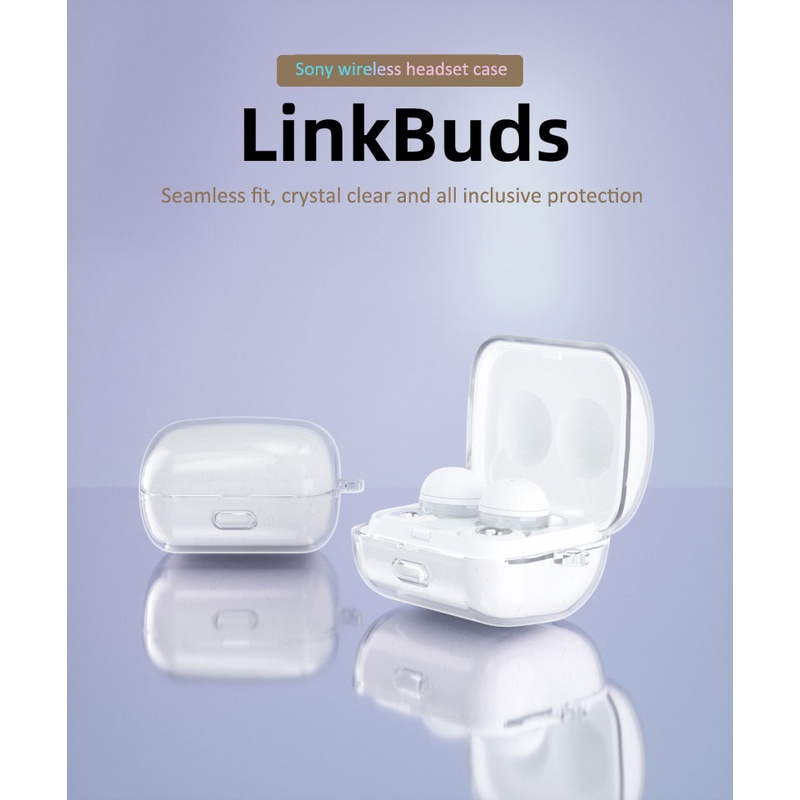 Silicone Earphone Case For Sony LinkBuds WF L900 Wireless Earphones Protective Cover Shockproof Anti-scratch Case