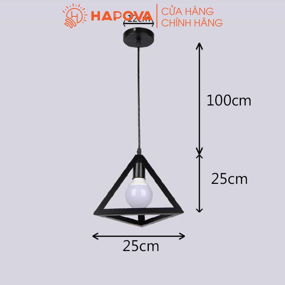 Đèn thả trần, đèn thả bàn ăn hình tam giác HAPOVA VELEN 0069/1