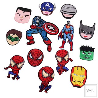 Sticker Logo Ủi Quần Áo Hình Siêu Anh Hùng Xinh Xắn - VANI STORE [VPP00042]