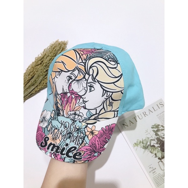 nón lưỡi trai xuất dư bé gái 2-8 tuổi disney