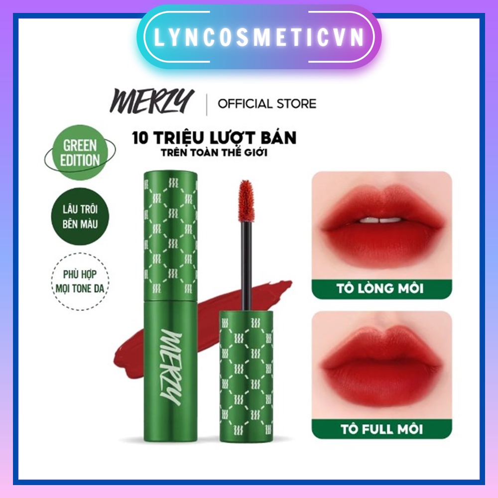 Son Kem Lì, Bền Màu, Lâu Trôi Merzy The First Velvet Tint V6 4.5g