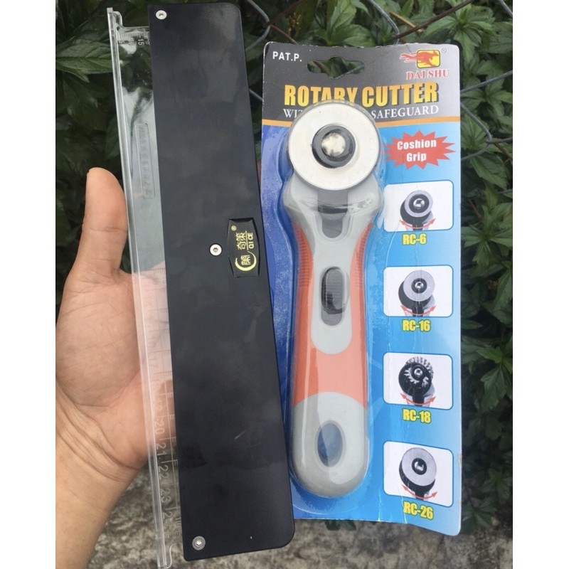 [Giá Rẻ] Dao Cắt Thun ( Vải , Giấy ) Rotary Cutter Cho Ná Cao Su