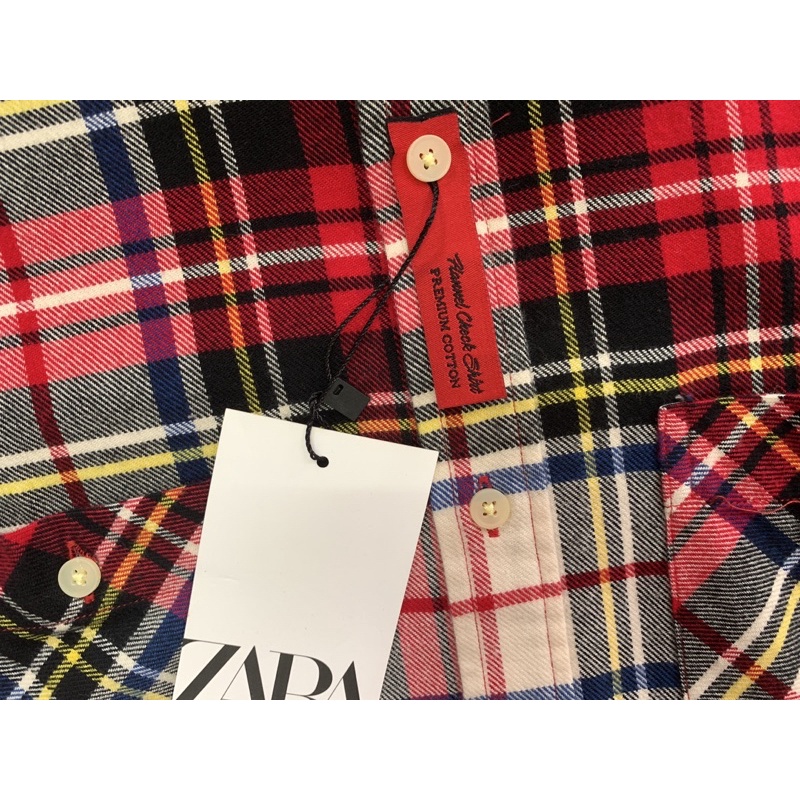 Sơ mi dài tay Flannel shirt ZR kẻ caro chất cotton dày mịn
