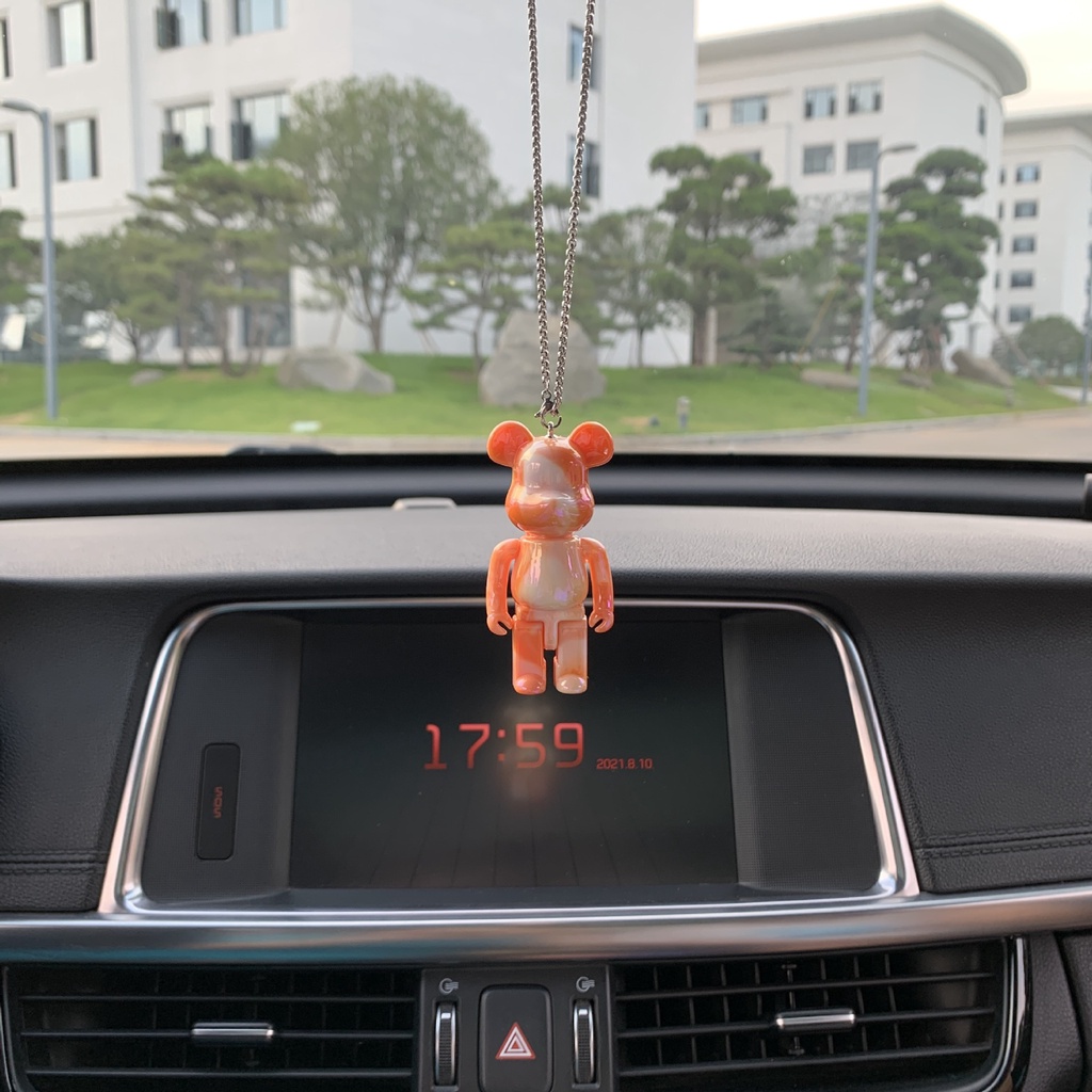 Dây Treo Trang Trí Nội Thất Xe Hơi Hình Chú Gấu Màu Sắc Ngọt Ngào Dễ Thương