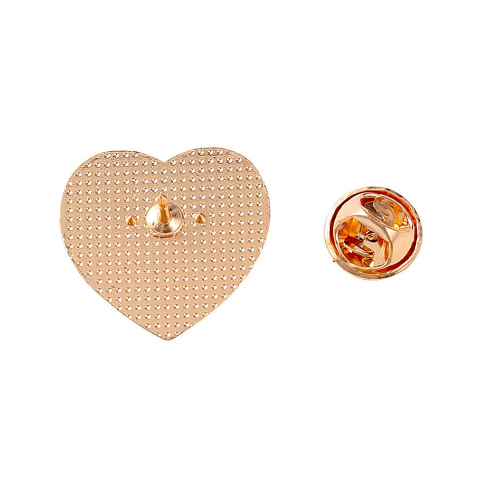 Ghim cài áo hình trái tim màu gradient MIHAN1