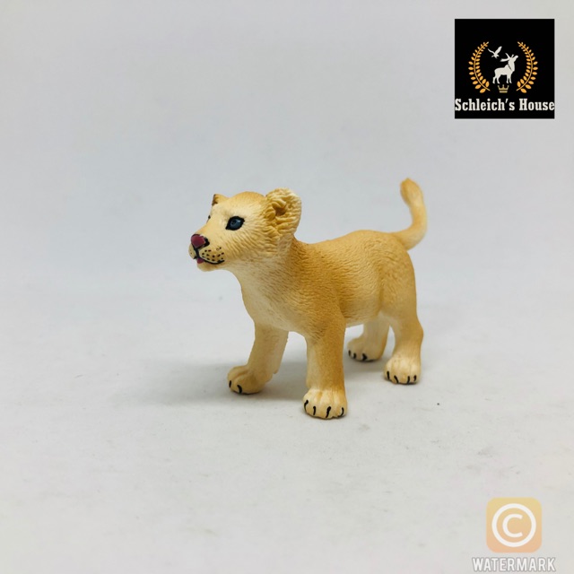 Mô hình động vật Schleich chính hãng Sư tử trắng con Exclusive 43231 - Schleich House