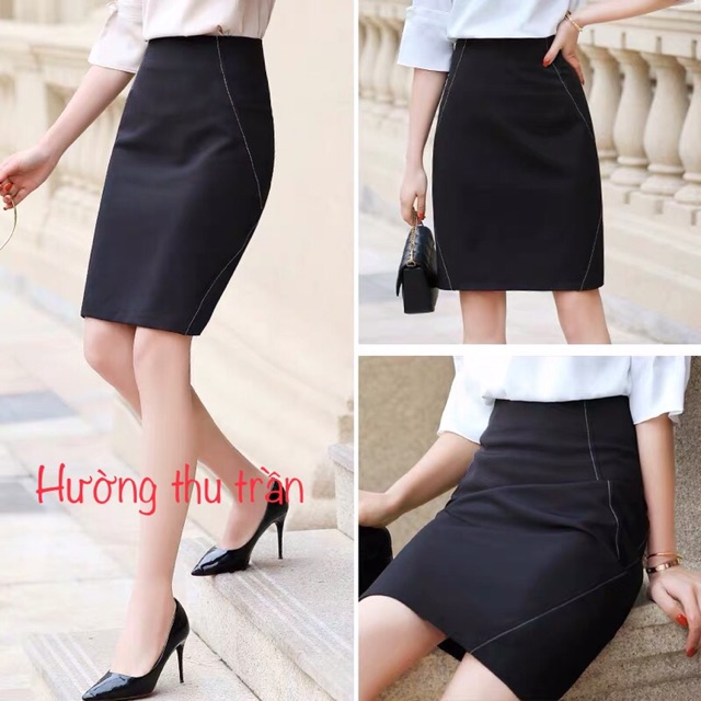 Chân Váy Bút Chì Chân Váy Công Sở Đến Gối