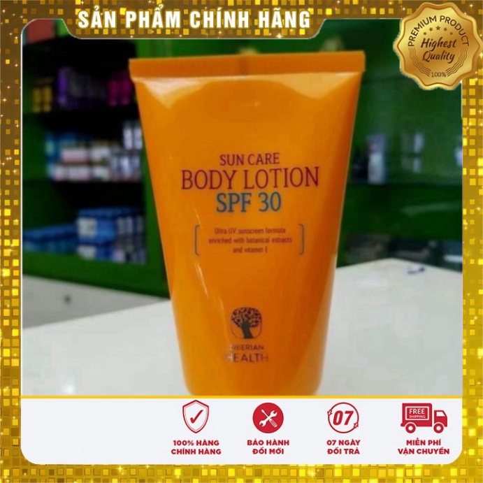 Kem chống nắng Siberian Health Sun care Body Lotion SPF 30