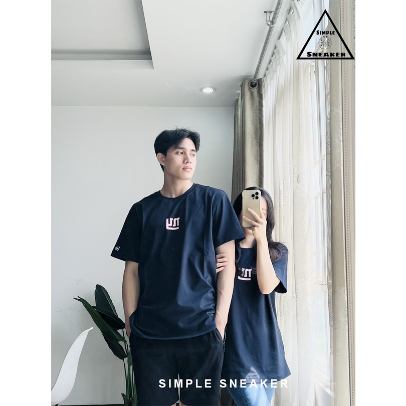 Áo Thun New Era Tay Ngắn 🔴CHÍNH HÃNG🔴 New Era Super Boul Navy 100% Cotton - Áo Thun Unisex Cổ Tròn - Simple Sneaker