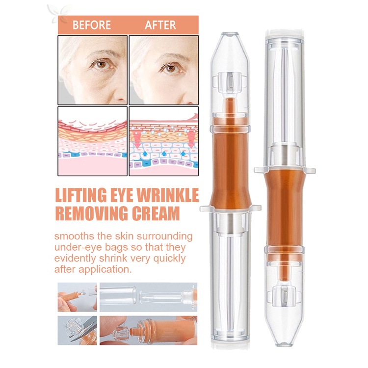 2 phút Bơm lỏng nâng tức thì Kem dưỡng mắt Chống bọng mắt Tác dụng nhăn lâu trôi Loại bỏ túi mắt Kem nếp nhăn