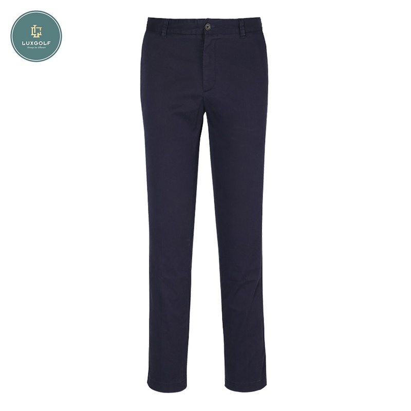 Quần dài golf nam Fantom navy trơn kaki