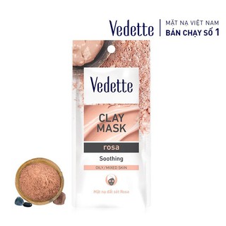 ❤️ MẶT NẠ ĐẤT SÉT ROSA 12g VEDETTE