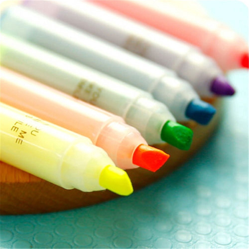 Bộ 6 bút lông màu sắc xinh xắn đáng yêu