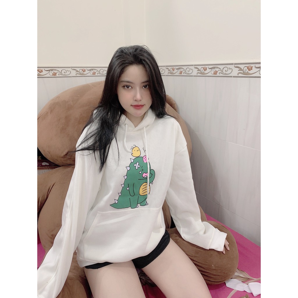 Áo khoác nam nữ unisexsieeu đẹp từ 40 đến 75kg có sizc có hình in khủng long siêu xinh size M từ 40-56kg size L từ 56-75 | BigBuy360 - bigbuy360.vn