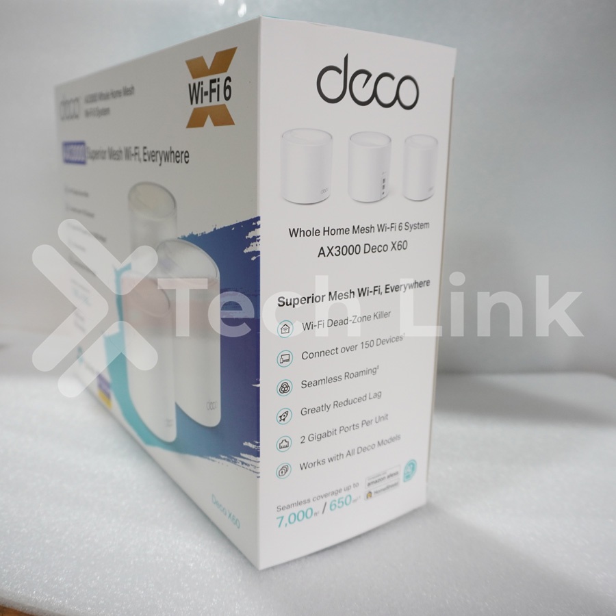 [Hỏa tốc] Hệ Thống Wi-Fi Mesh TP-Link Deco X60 Dành Cho Gia Đình Chuẩn AX3000