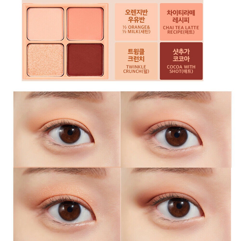 Phấn mắt 4 ô Ink Pocket Shadow Palette Peripera 8g siêu dễ thương - CSTOREVN