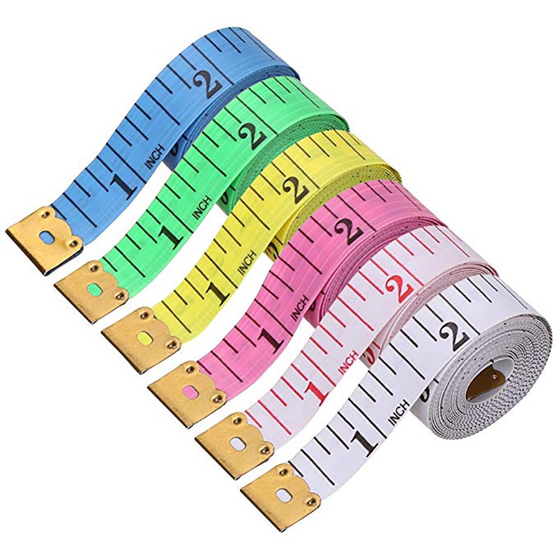 Thước Dây Đo Cơ Thể Mềm Mại Màu Ngẫu Nhiên 150cm/60" Cho Thợ May