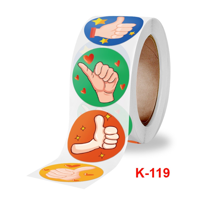 Set 500 Miếng Dán Hình Ngón Tay Đáng Yêu