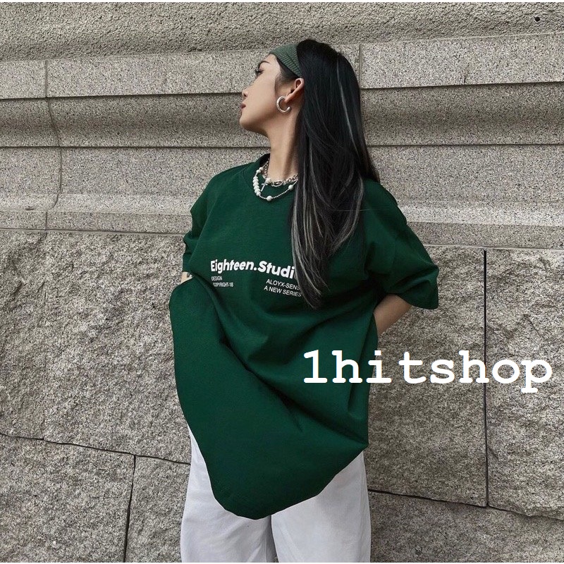 Áo Thun Xanh Lá EIGHTEEN Nam Nữ Ulzzang Unisex 1hitshop